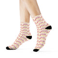 Butterflies With Flowers Crew Socks