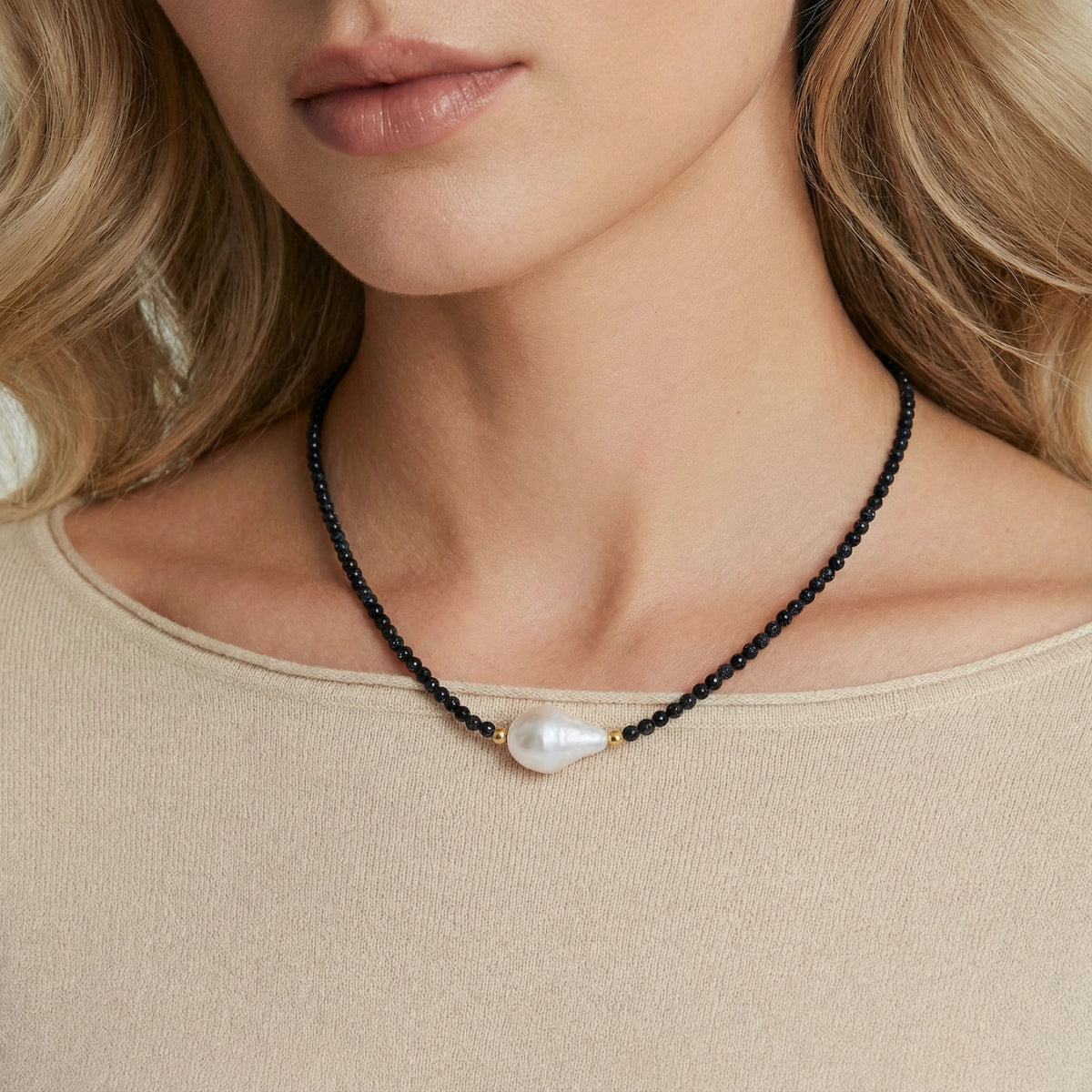 Midnight Pearl Dreams Necklace | Tiffnity Design