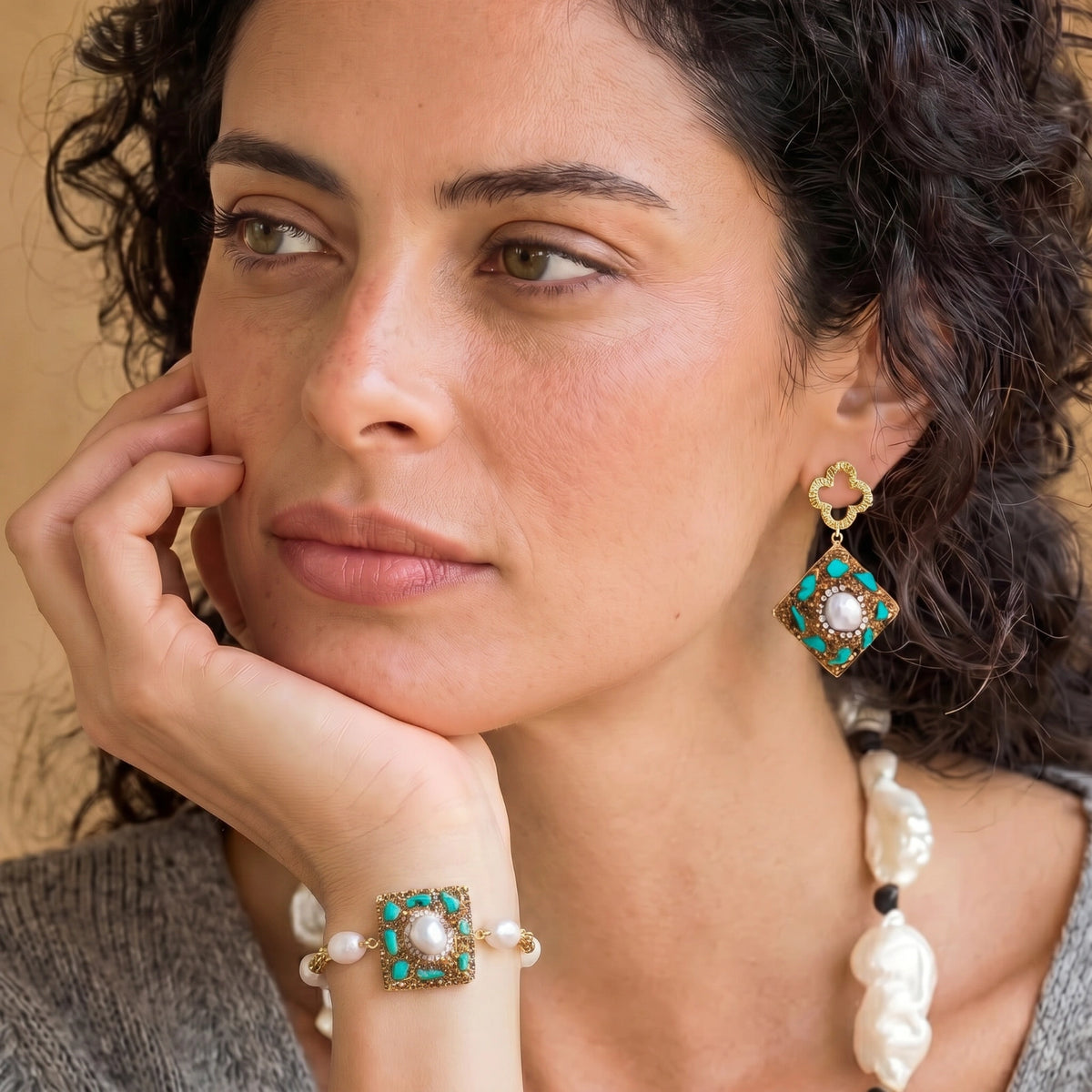 Moroccan Dreams Drop Earrings | Tiffnity Design
