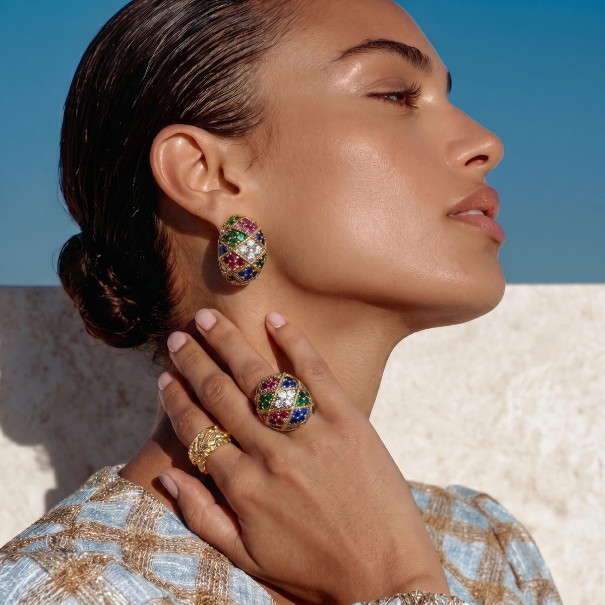 Empress Mosaic Ring | Tiffnity Design