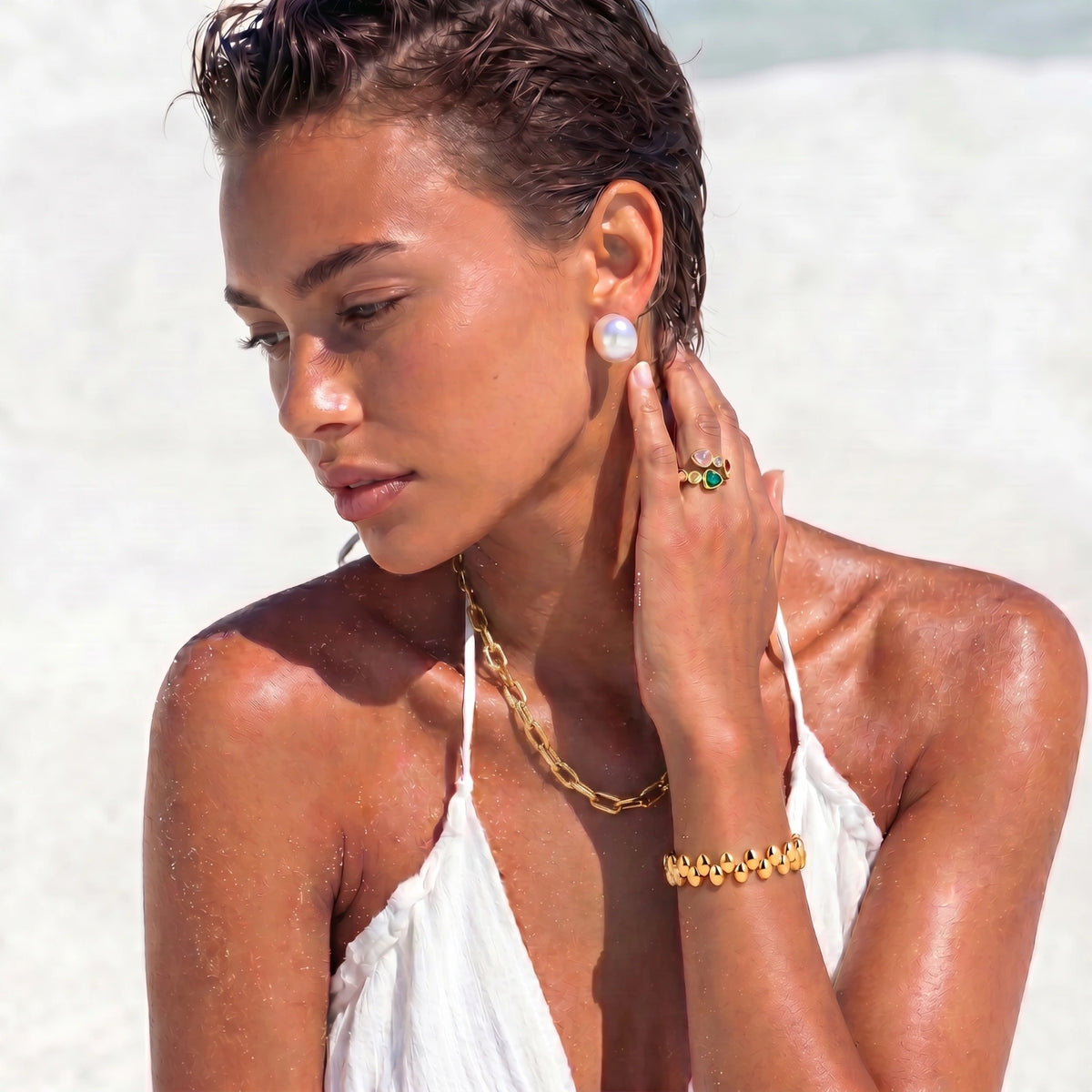 Pebble Orbit Bracelet | Tiffnity Design