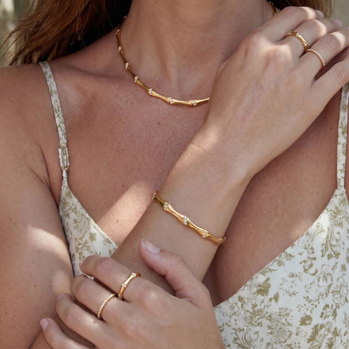 Bamboo Spark Bangle | Tiffnity Design