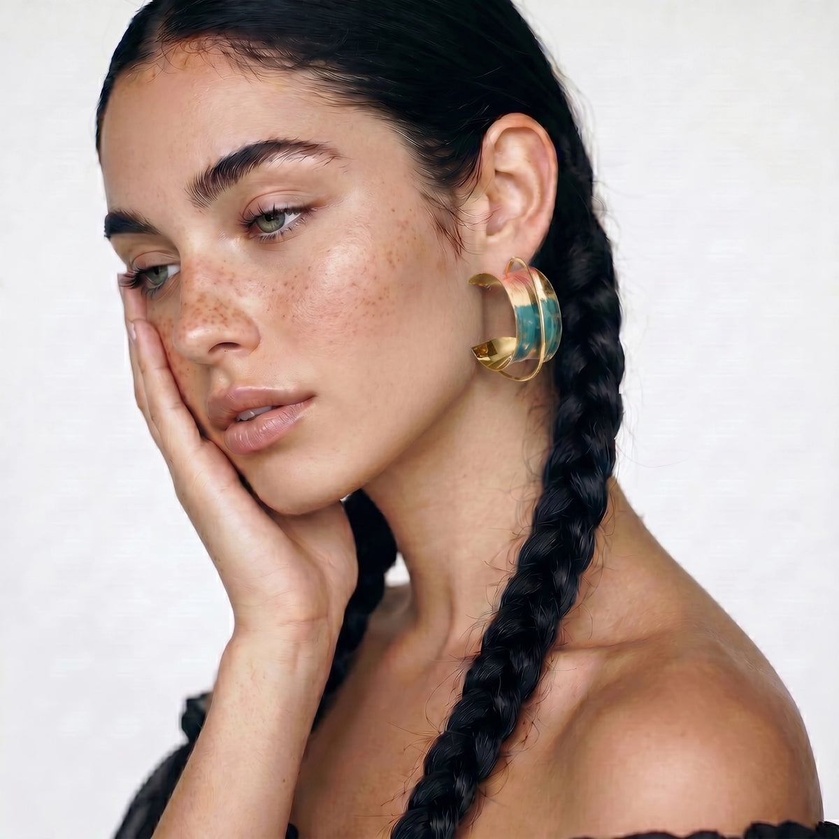 Sunset Mirage Hoops | Tiffnity Design