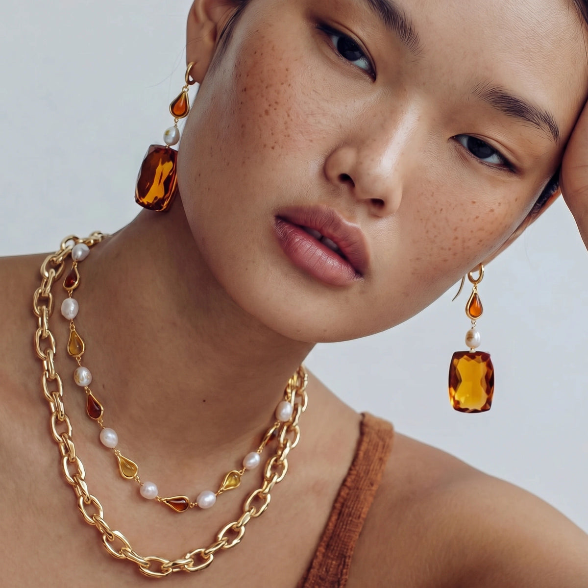 Honey Baroque Necklace | Tiffnity Design
